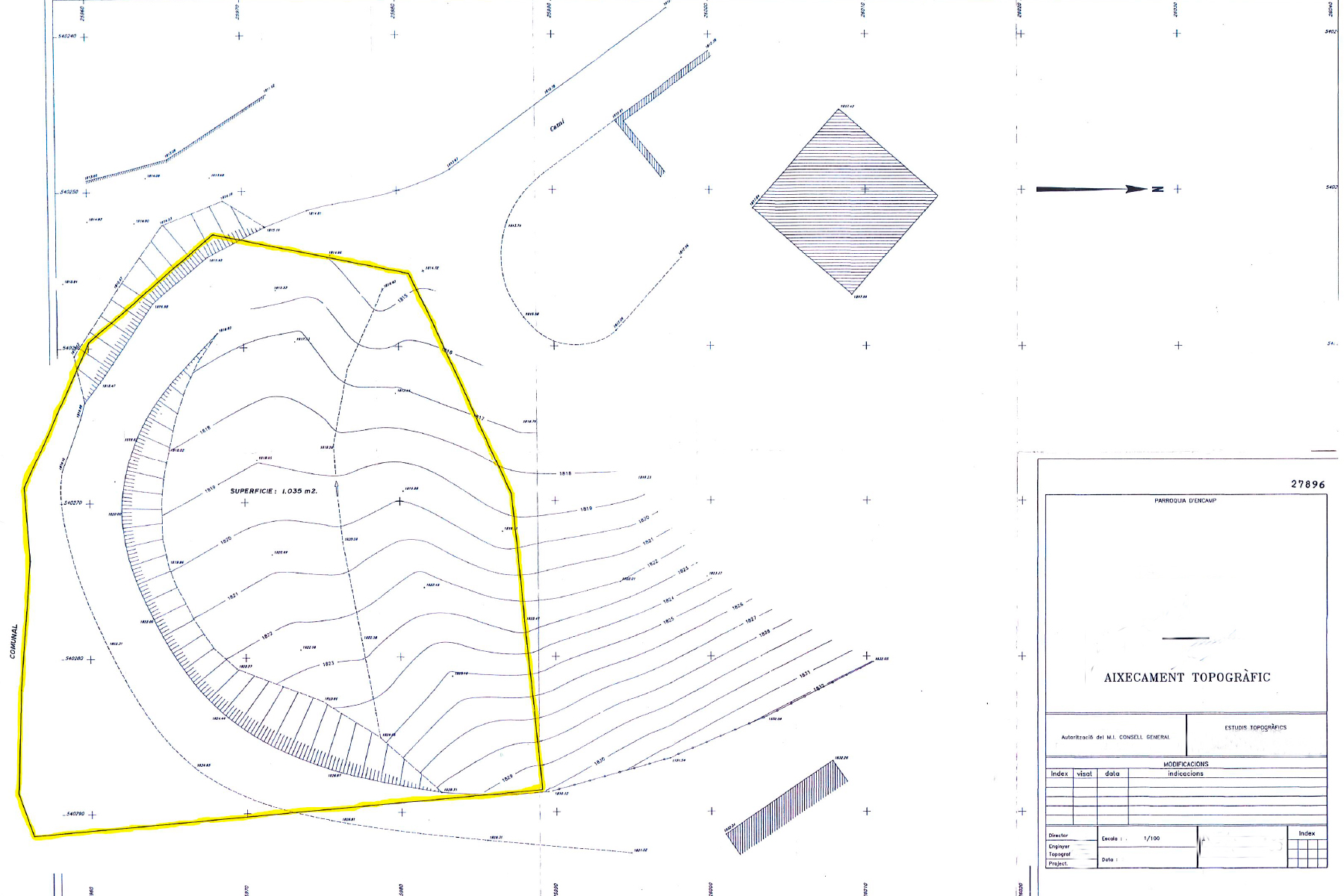 Aquest terreny en venda es troba situat en el cent