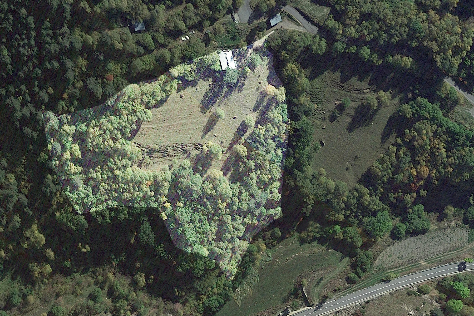 Terreny amb borda construïda ubicat a Pal, La Mas