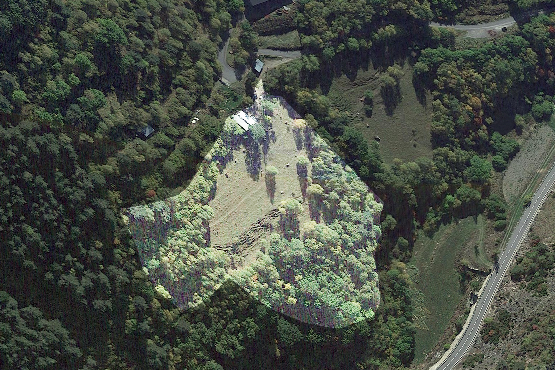 Terreny amb borda construïda ubicat a Pal, La Mas