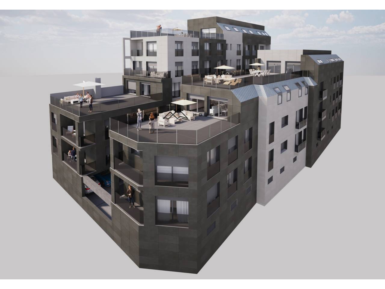 Pis de obra nova en venda a Santa Coloma