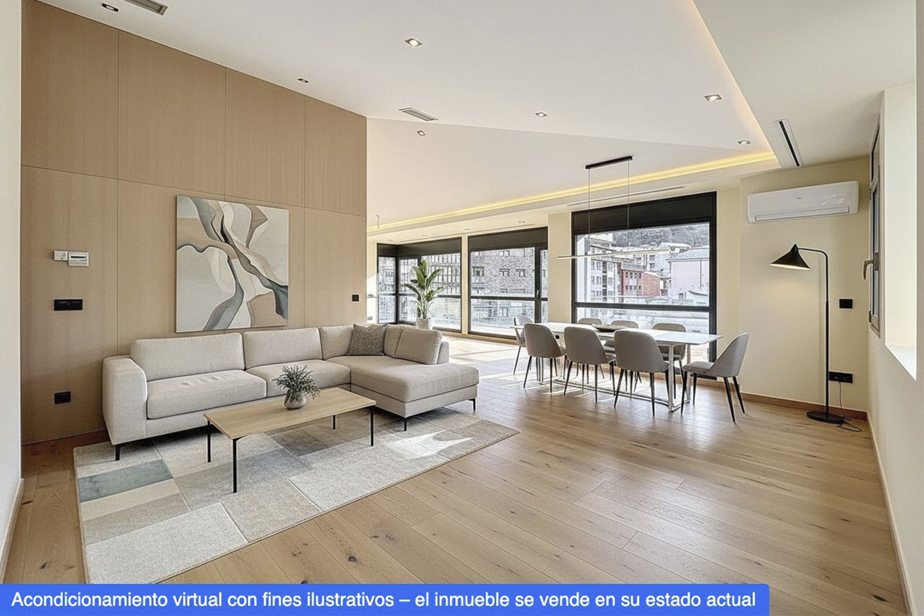 Es presenta aquest àtic singular de 215,05 m², s